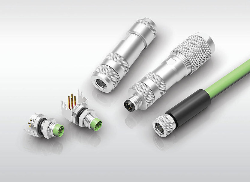 M8 D-Coded connector for the latest miniature sensor applications